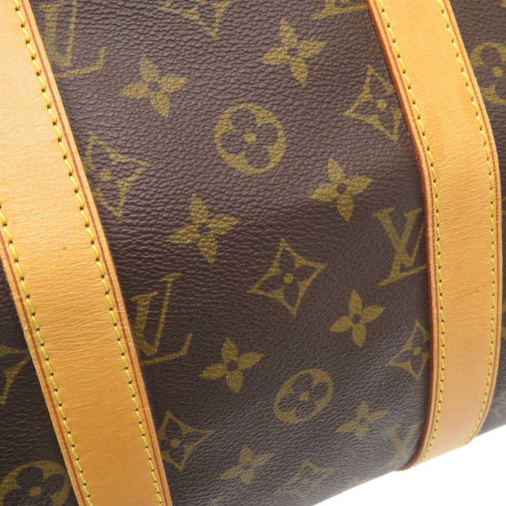 LOUIS VUITTON Authentic Brown Monogram Keepall 45 Boston Bag - Picture 8 of 10